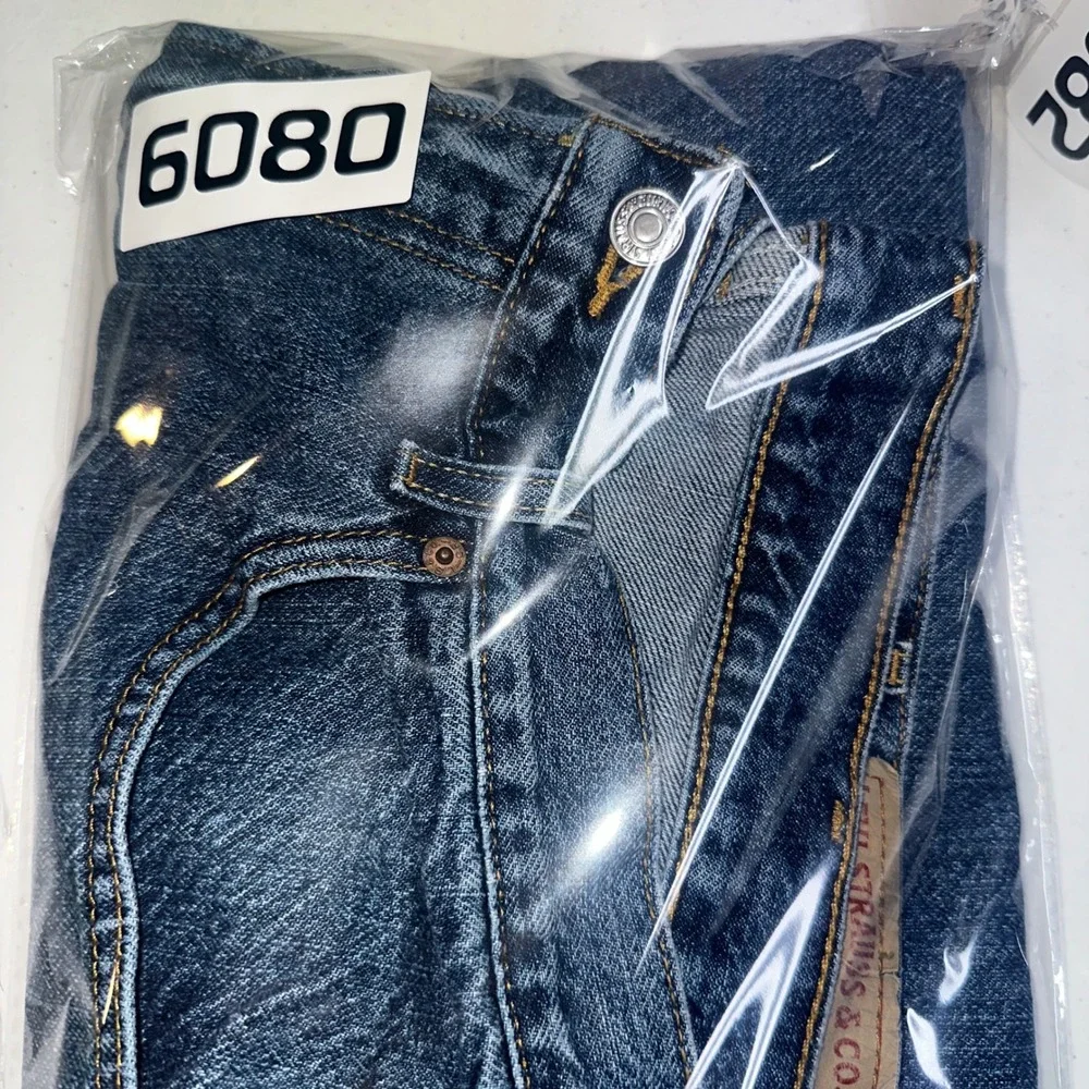 Levis 550 Relaxed Fit Denim Shorts Mens 38 Blue Medium Wash Cotton 6080
